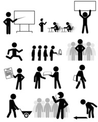 Black businessmen figures