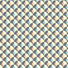 Seamless simple retro geometrical pattern of classic style - 84259535
