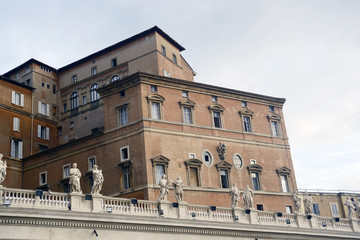 Fototapeta na wymiar Vatican palaces