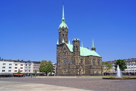 MÖNCHENGLADBACH-RHEYDT mit evangelischer Hauptkirche