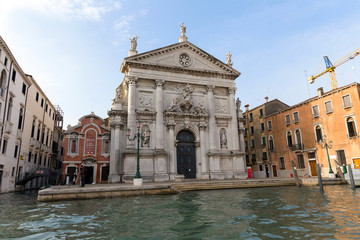 Fototapeta premium Church of San Stae. Constructed by Domenico Rossi