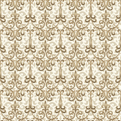 Gold seamless pattern