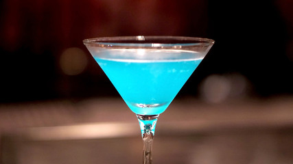 blue cocktail