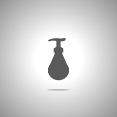 gel foam or liquid pump plastic bottle