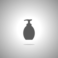 gel foam or liquid pump plastic bottle