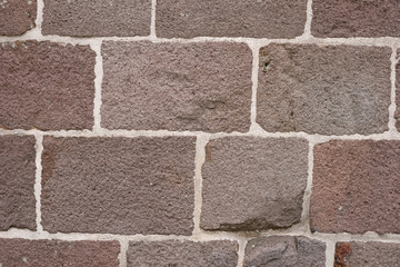 Alte Steinmauer mit großen Steinen