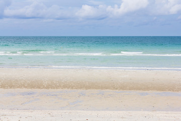 Beach and mountains in Sattahip Chonburi Thailand