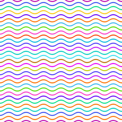Seamless wavy line pattern