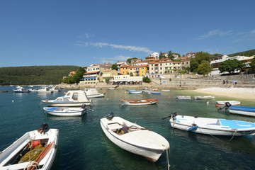 Fototapeta na wymiar Port in RABAC, CROATIA, EUROPE