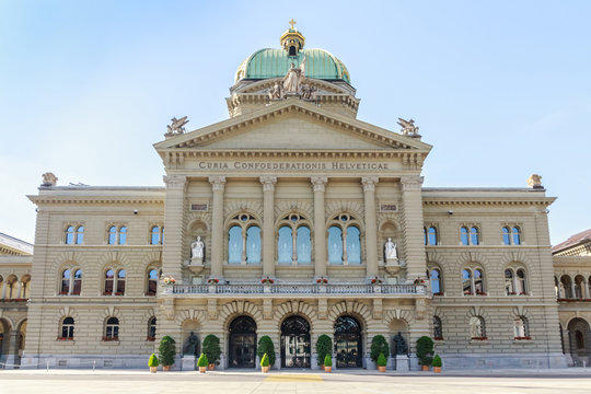 Federal Palace of Switzerland, Bern, capital city of Switzerland