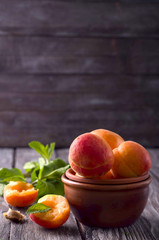 Delicious dried apricots