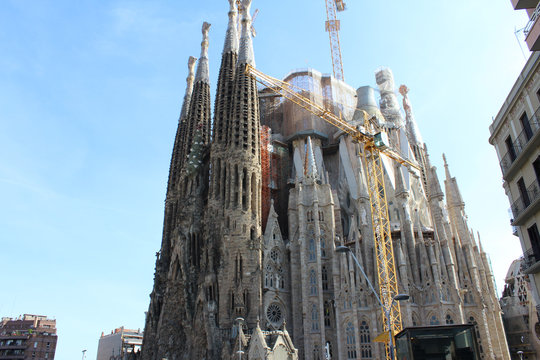 Sagrada Familia Basilica, Church of Barcelona, Spain