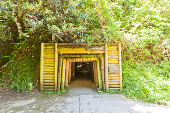 Ryugenji Mabu Shaft of Iwami Ginzan mine, Omori, Japan