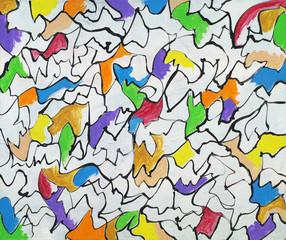 an abstract painting