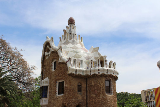 Parque Guell, Park Guell, Barcelona, Spain
