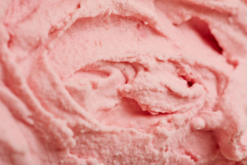 Struktur von Erdbeereis als Hintergrund