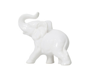 Elephant. ceramics. side view