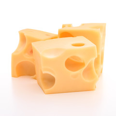 cheese isolated on white background cutout