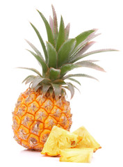 Pineapple tropical fruit or ananas