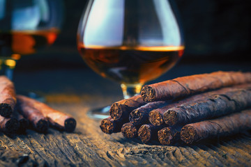 quality cigars and cognac