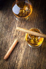 quality cigars and cognac