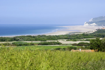 Fototapeta na wymiar Paysage de la Côte d'Opale
