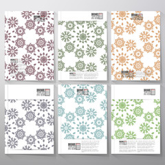 Abstract floral modern stylish geometric background. Simple