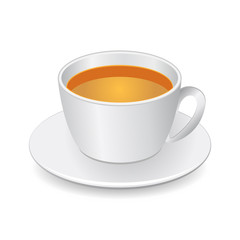 Cup with tea