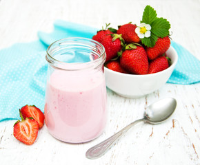 Strawberry yogurt