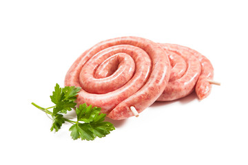 raw pork sausages