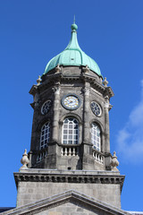 Fototapeta na wymiar Clocks Dome of Dublin Castle, Ireland