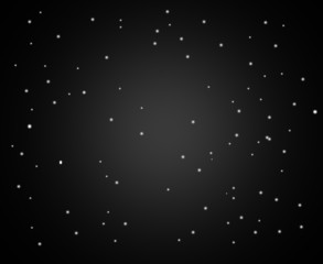 Obraz premium black background snowflakes