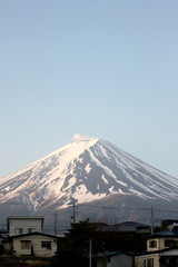Mount Fuji and the Japanese Village.