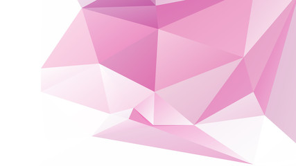 Obraz premium Polygon Colorful in White Background