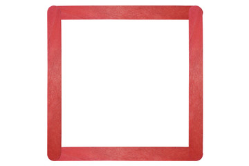 English alphabet by red wood