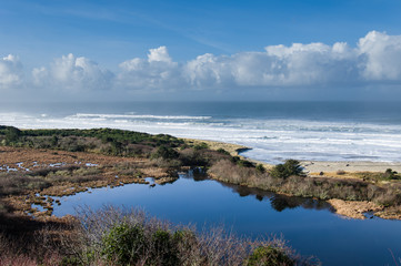 CLoud formation over the Pacific Ocean