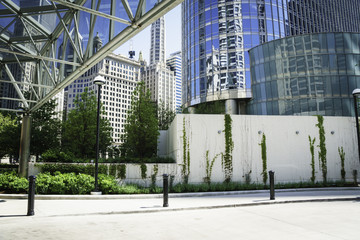 Fototapeta na wymiar Detail of Architecture in Chicago