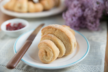 Croissant zum Frühstück 