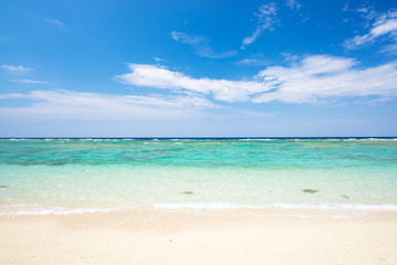 Fototapeta na wymiar 沖縄のビーチ・ウサバマ