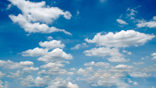 blue sky background with quaint  clouds