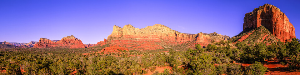 Fototapeta premium Courthouse Butte panorama