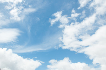 blue sky background with clouds