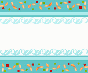 Dried fruits and peanuts background