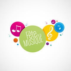 Obraz premium fête de la musique, 21 juin