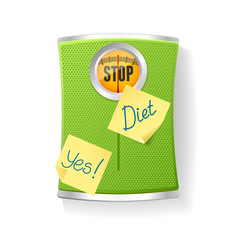 Vector Bathroom Scale. 