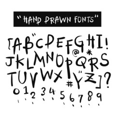 simplicity hand drawn fonts design