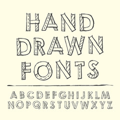 simplicity hand drawn fonts design