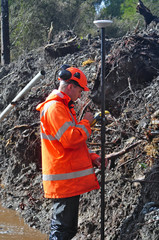 surveyor at work