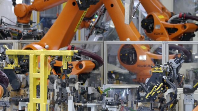 robotic arm - industrial production - product assembly