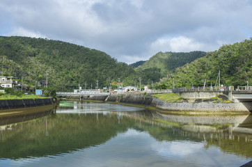 Fototapeta premium 沖縄県 安波集落